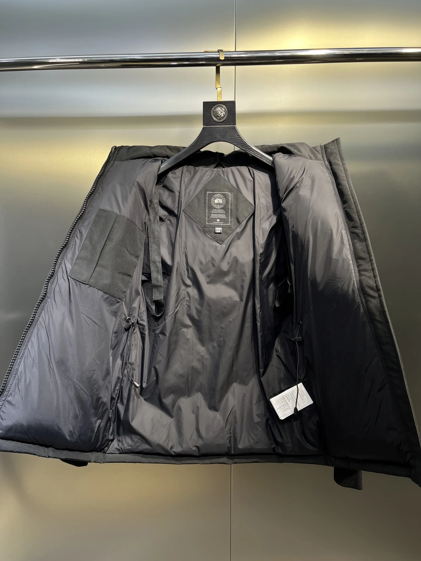 Canada Goose Zip Puffer Jacket - Style 243 - Canada Goose puffer jacket real photo 9