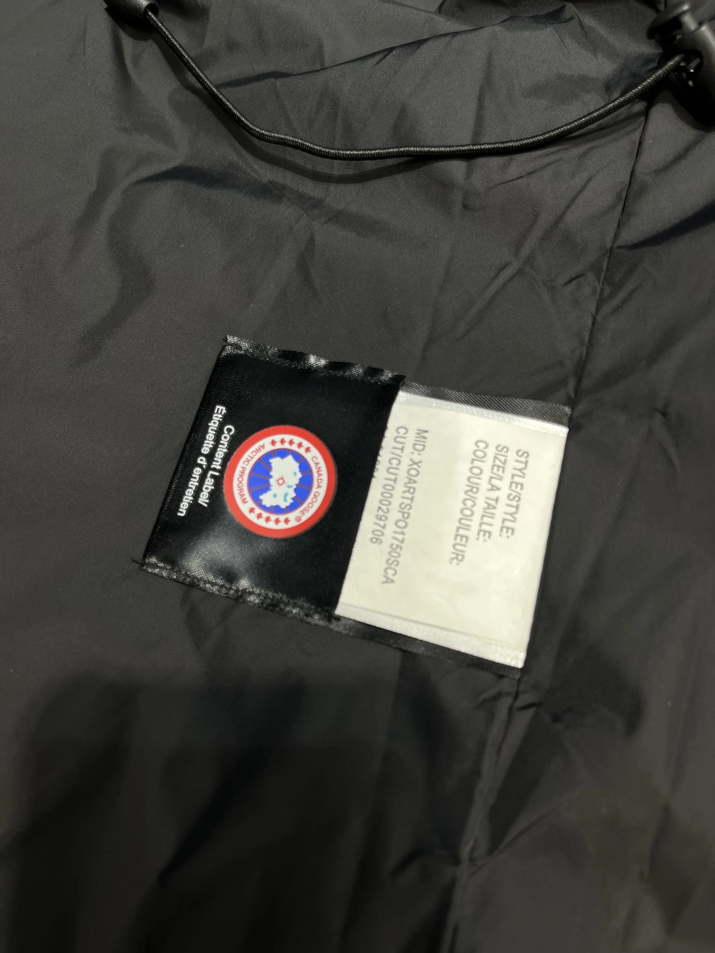 Canada Goose Zip Puffer Jacket - Style 243 - Canada Goose puffer jacket real photo 12