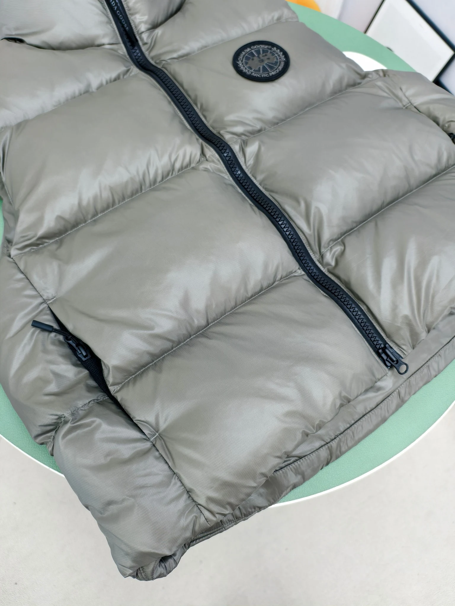 Canada Goose Zip Puffer Jacket - Style 247 - Canada Goose puffer jacket real photo 3