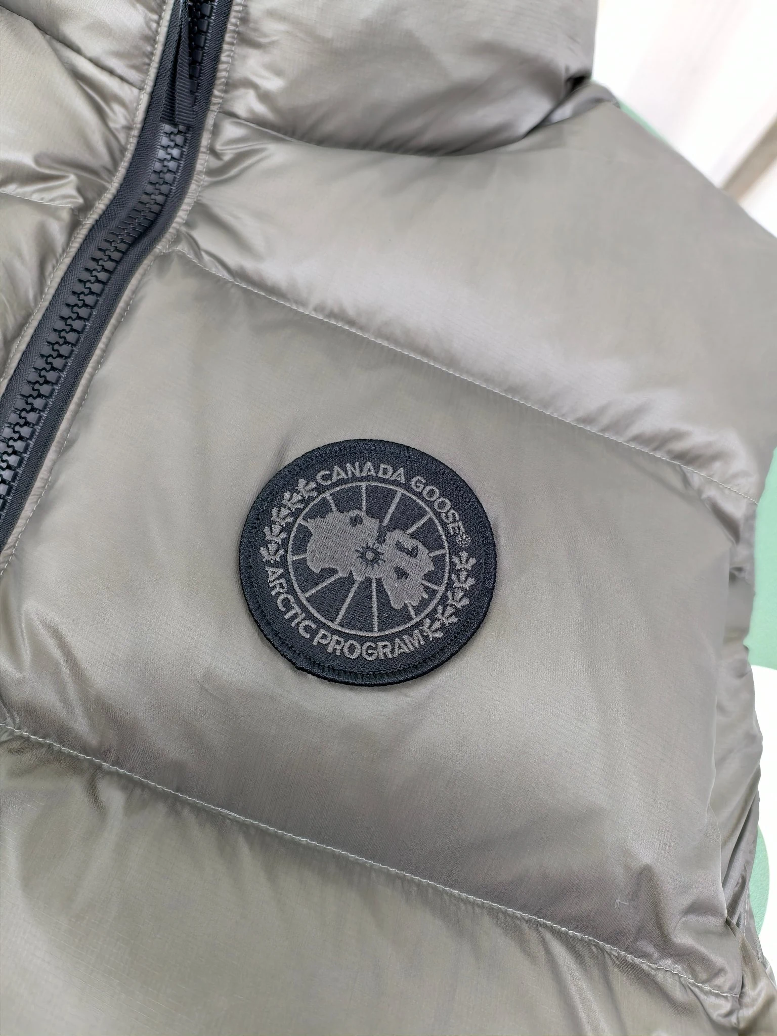 Canada Goose Zip Puffer Jacket - Style 247 - Canada Goose puffer jacket real photo 4