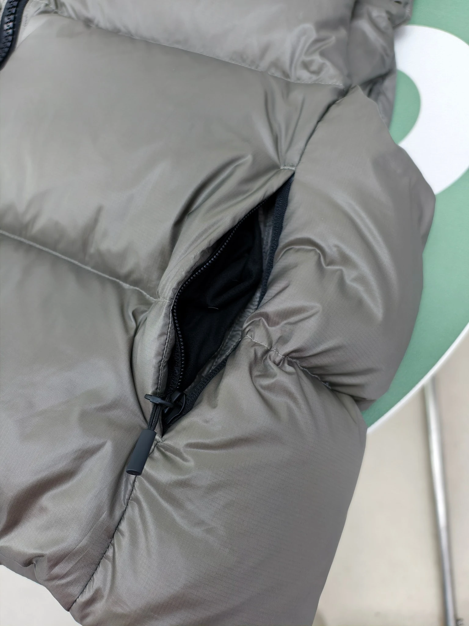 Canada Goose Zip Puffer Jacket - Style 247 - Canada Goose puffer jacket real photo 5