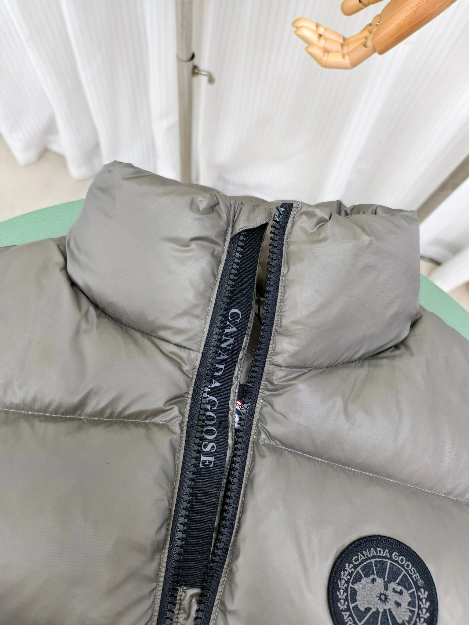 Canada Goose Zip Puffer Jacket - Style 247 - Canada Goose puffer jacket real photo 6