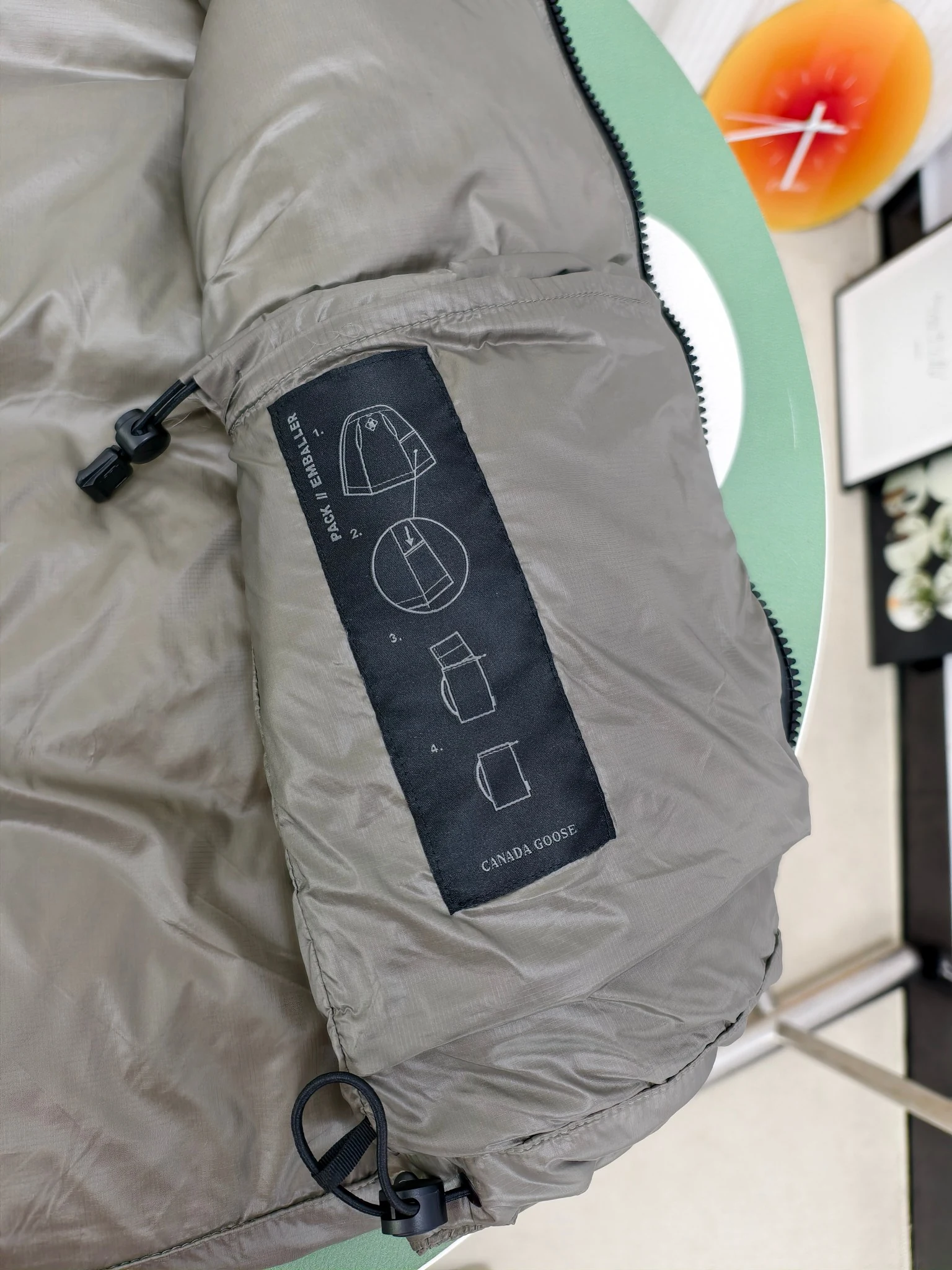 Canada Goose Zip Puffer Jacket - Style 247 - Canada Goose puffer jacket real photo 8