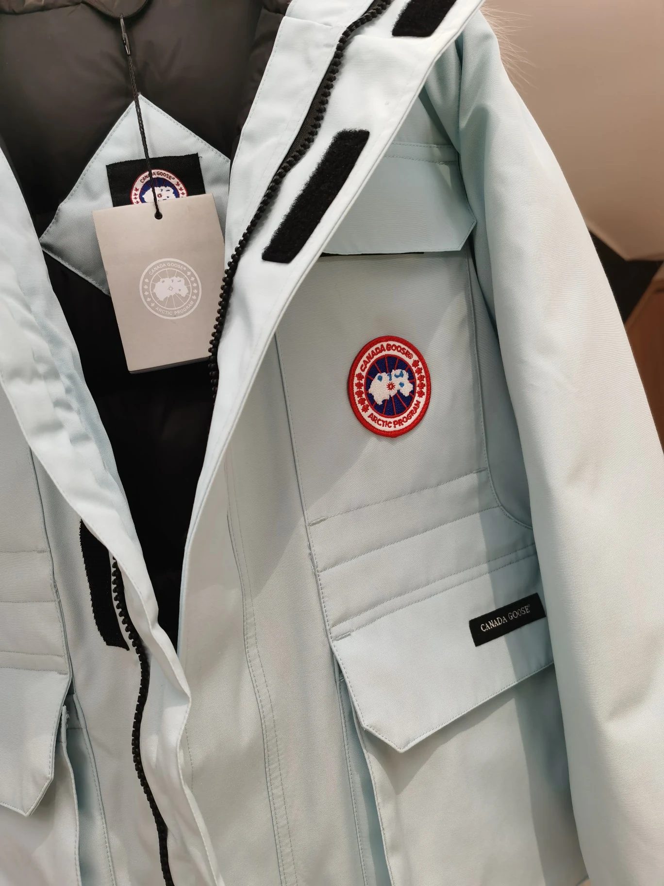 Canada Goose Zip Puffer Jacket - Style 253 - Canada Goose puffer jacket real photo 7