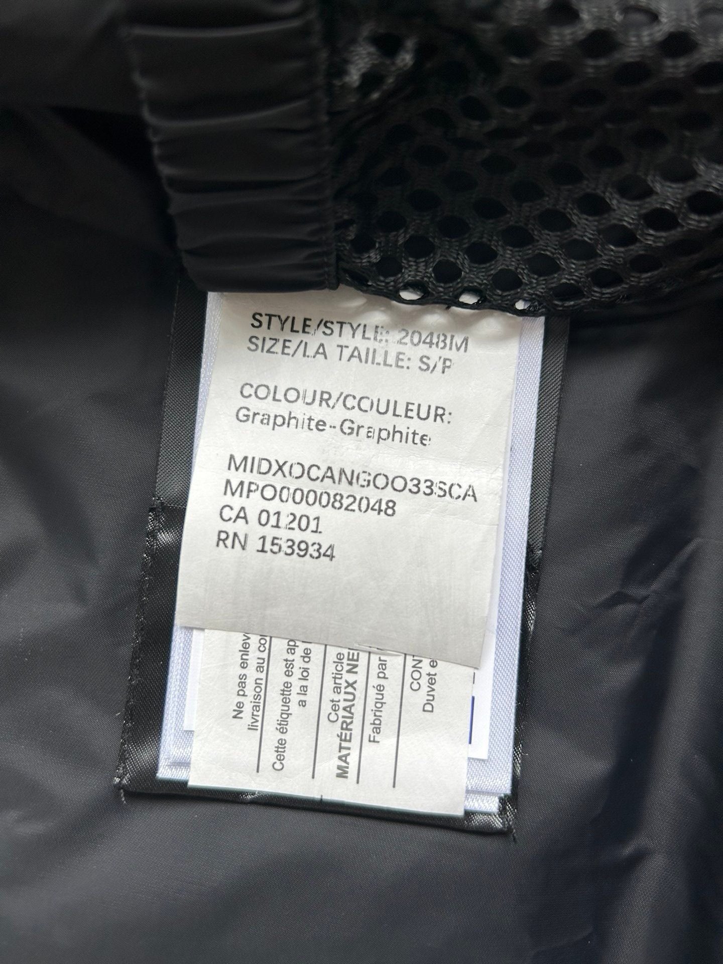 Canada Goose Zip Puffer Jacket - Style 255 - Canada Goose puffer jacket real photo 8