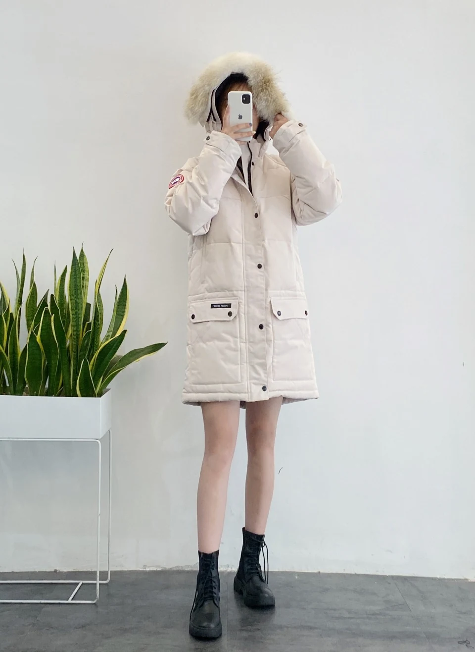 Canada Goose Zip Puffer Jacket - Style 57 - Canada Goose puffer jacket real photo 2
