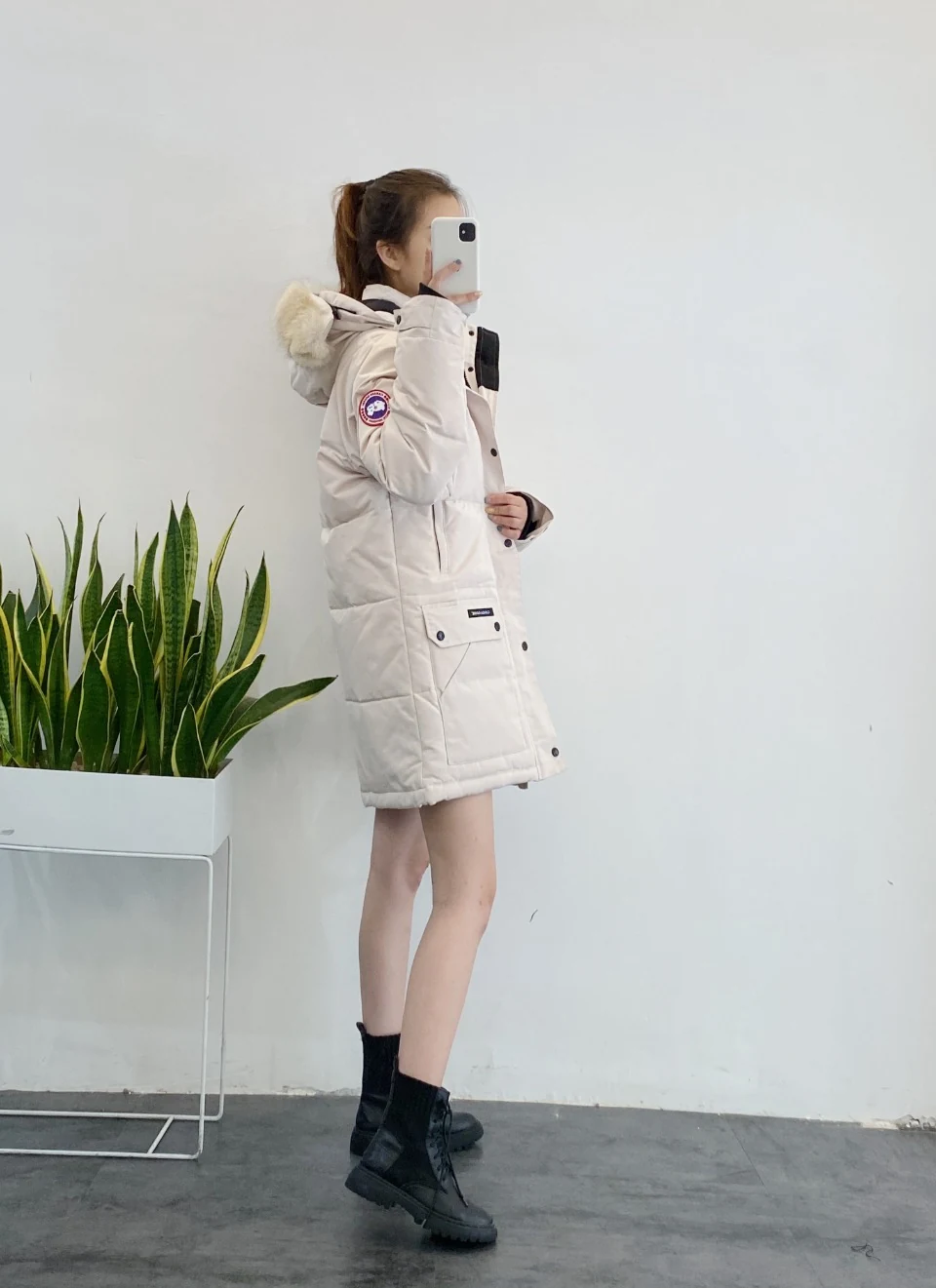Canada Goose Zip Puffer Jacket - Style 57 - Canada Goose puffer jacket real photo 3