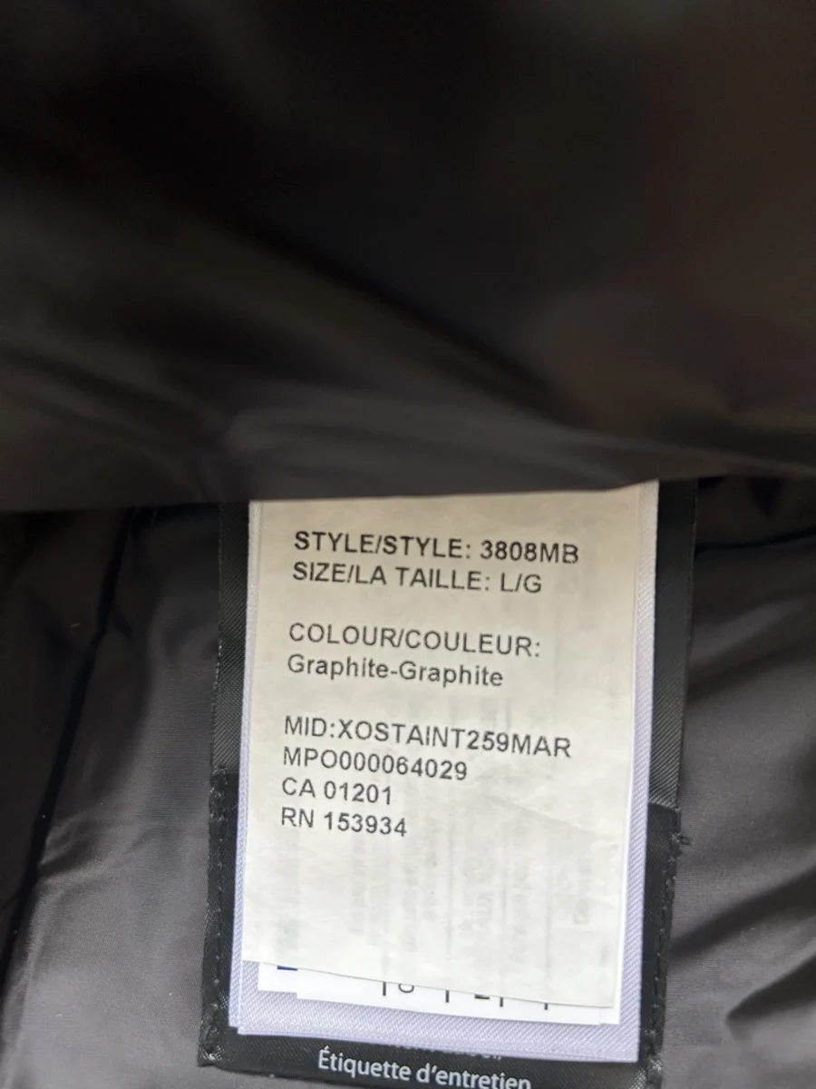 Canada Goose Zip Puffer Jacket - Style 73 - Canada Goose puffer jacket real photo 8