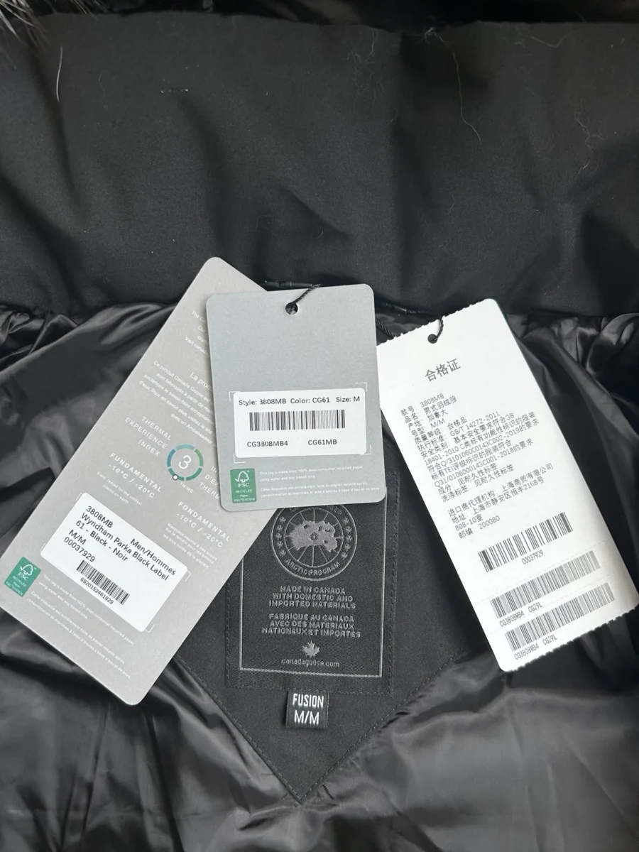 Canada Goose Zip Puffer Jacket - Style 8 - Canada Goose puffer jacket real photo 9