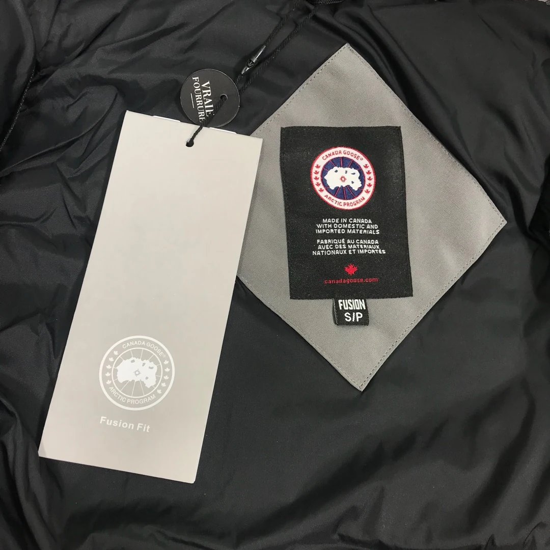 Canada Goose Zip Puffer Jacket - Style 9 - Canada Goose puffer jacket real photo 4
