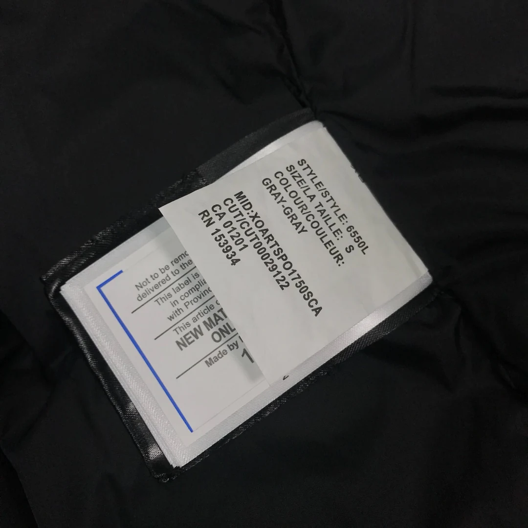Canada Goose Zip Puffer Jacket - Style 9 - Canada Goose puffer jacket real photo 5