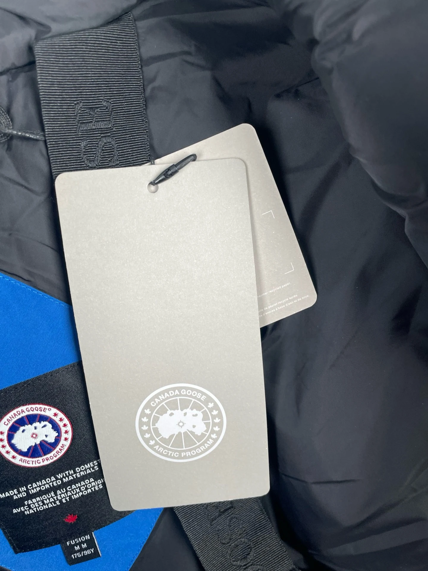 Canada Goose Zip Puffer Jacket - Style 265 - Canada Goose puffer jacket real photo 11