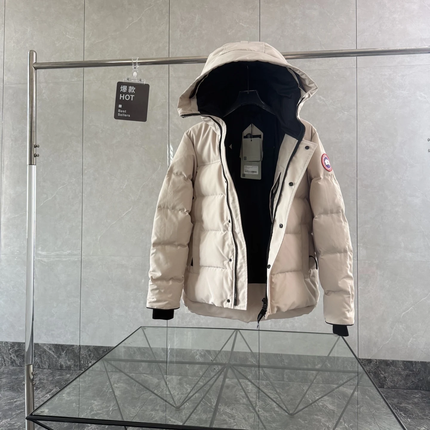 Canada Goose Zip Puffer Jacket - Style 289 - Canada Goose puffer jacket real photo 4