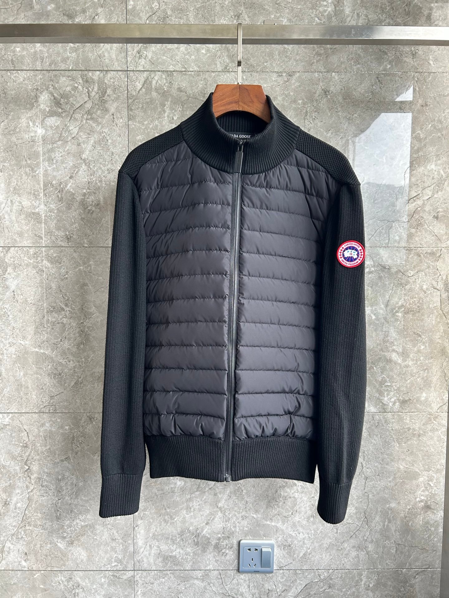 Canada Goose Zip Puffer Jacket - Style 308 - Canada Goose puffer jacket real photo 1