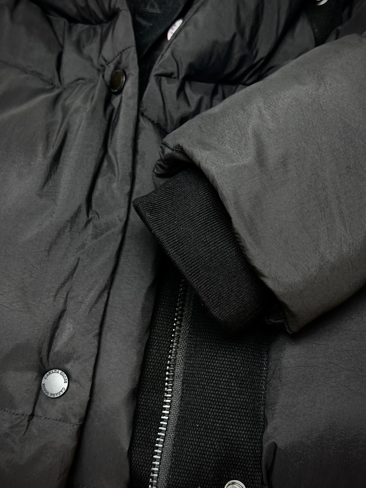 Canada Goose Zip Puffer Jacket - Style 319 - Canada Goose puffer jacket real photo 8