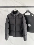 Dior Short Stand-Collar Puffer Jacket - Dior puffer jacket real photo 1