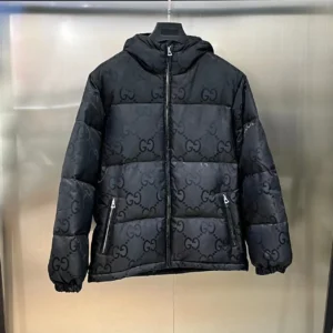 Gucci Hooded Puffer Jacket - Style 3 - Gucci puffer jacket real photo 1