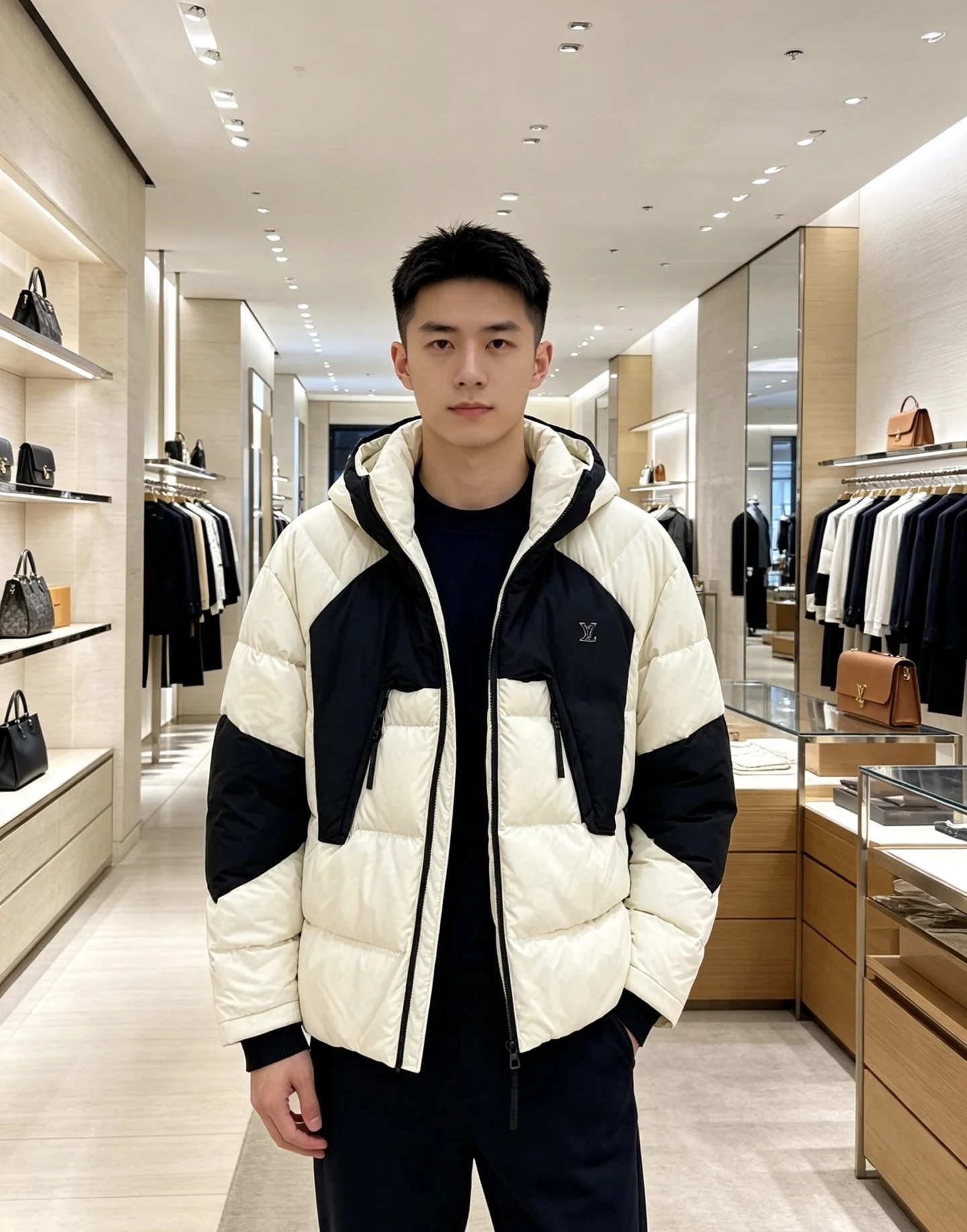 puffer jacket - real photo 1