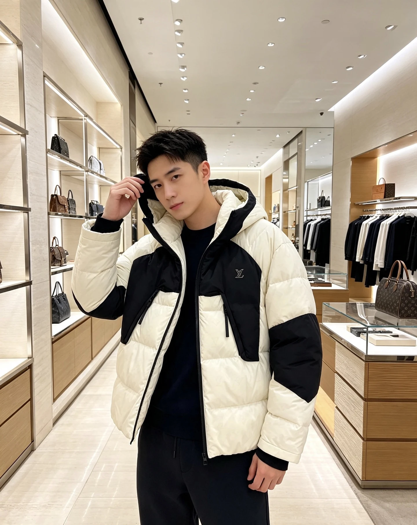 puffer jacket - real photo 2