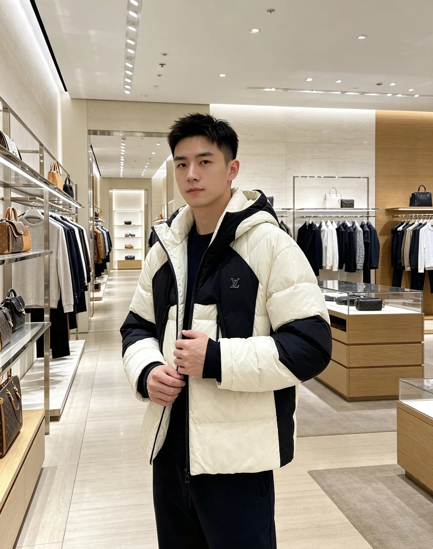 puffer jacket - real photo 3