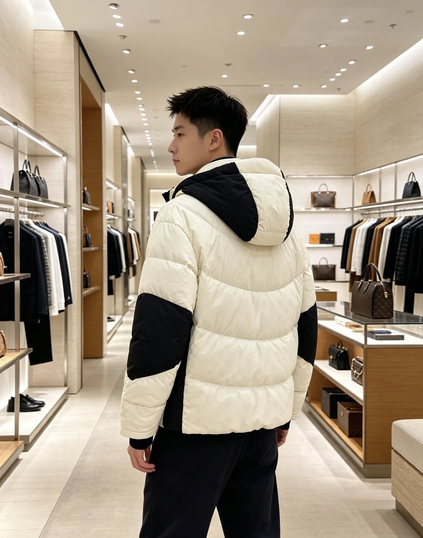 puffer jacket - real photo 4