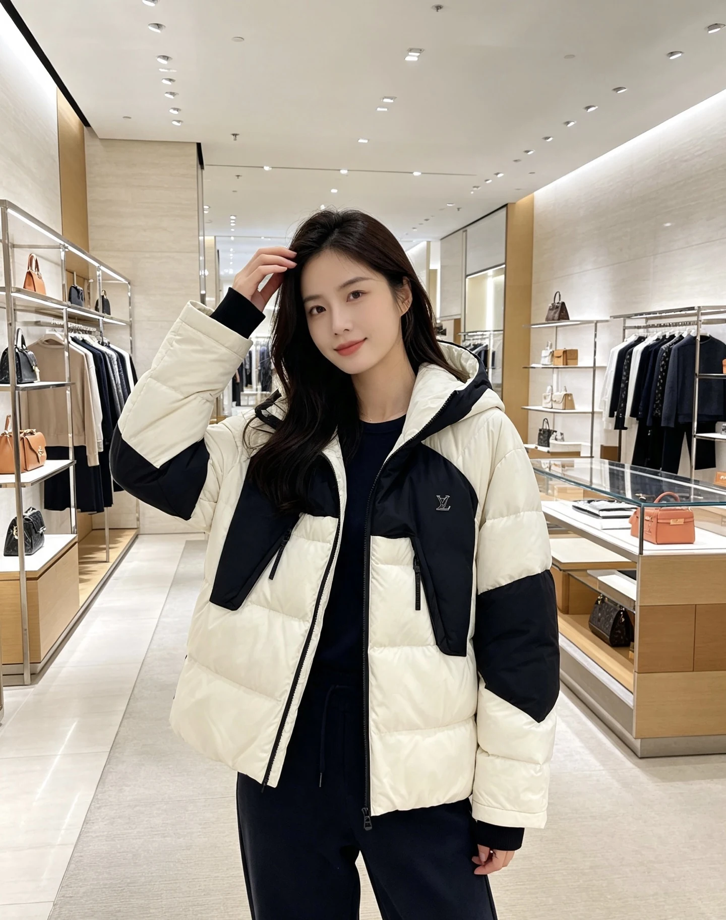puffer jacket - real photo 5
