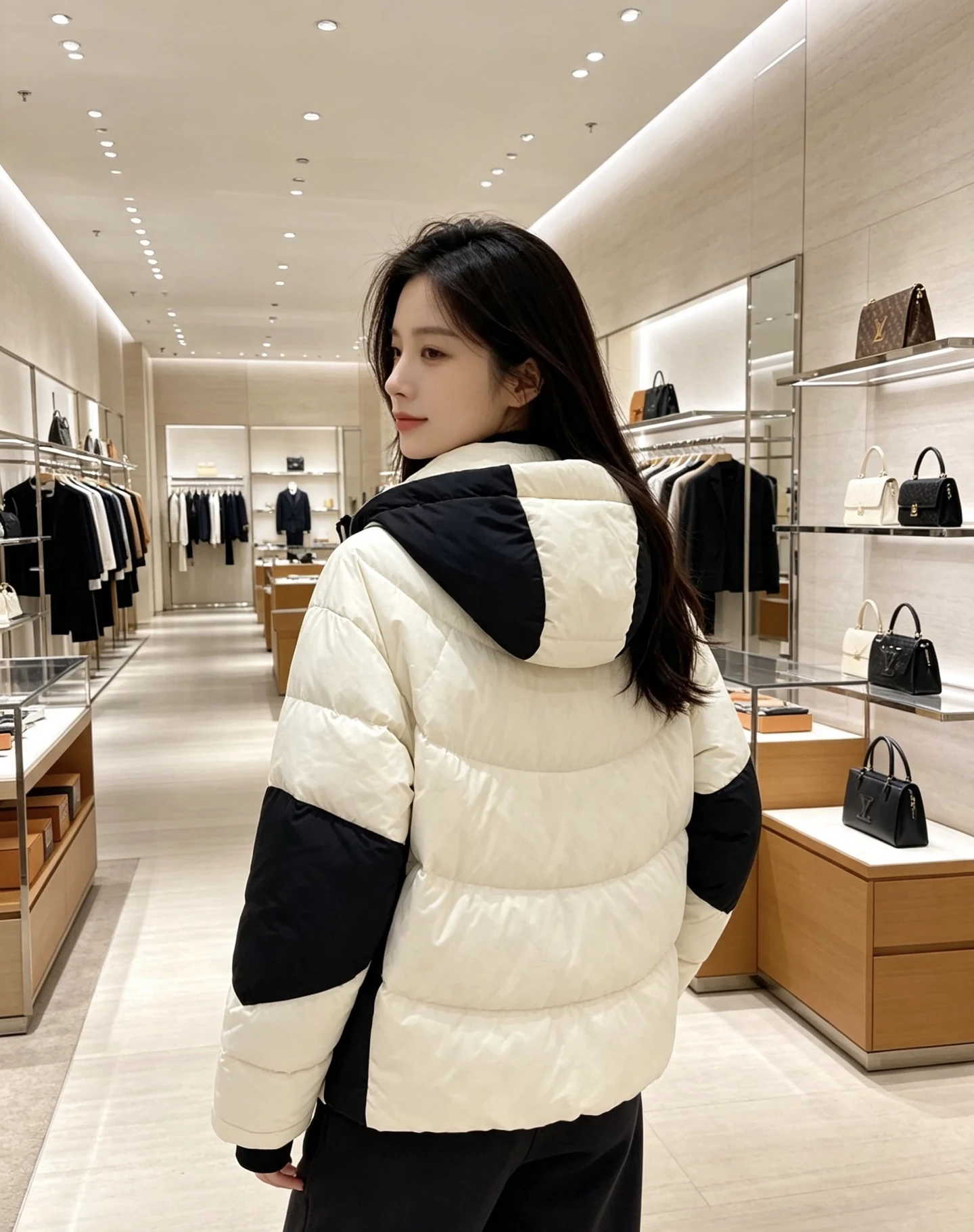 puffer jacket - real photo 7