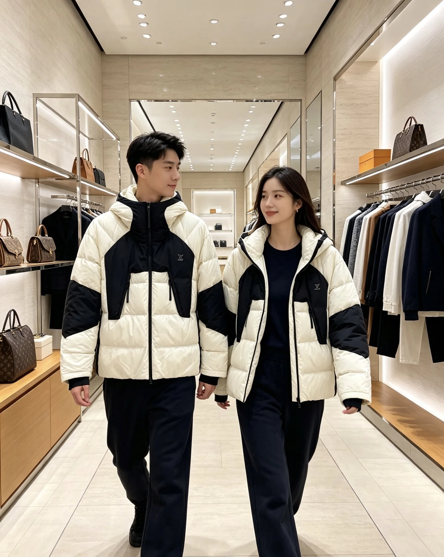 puffer jacket - real photo 9