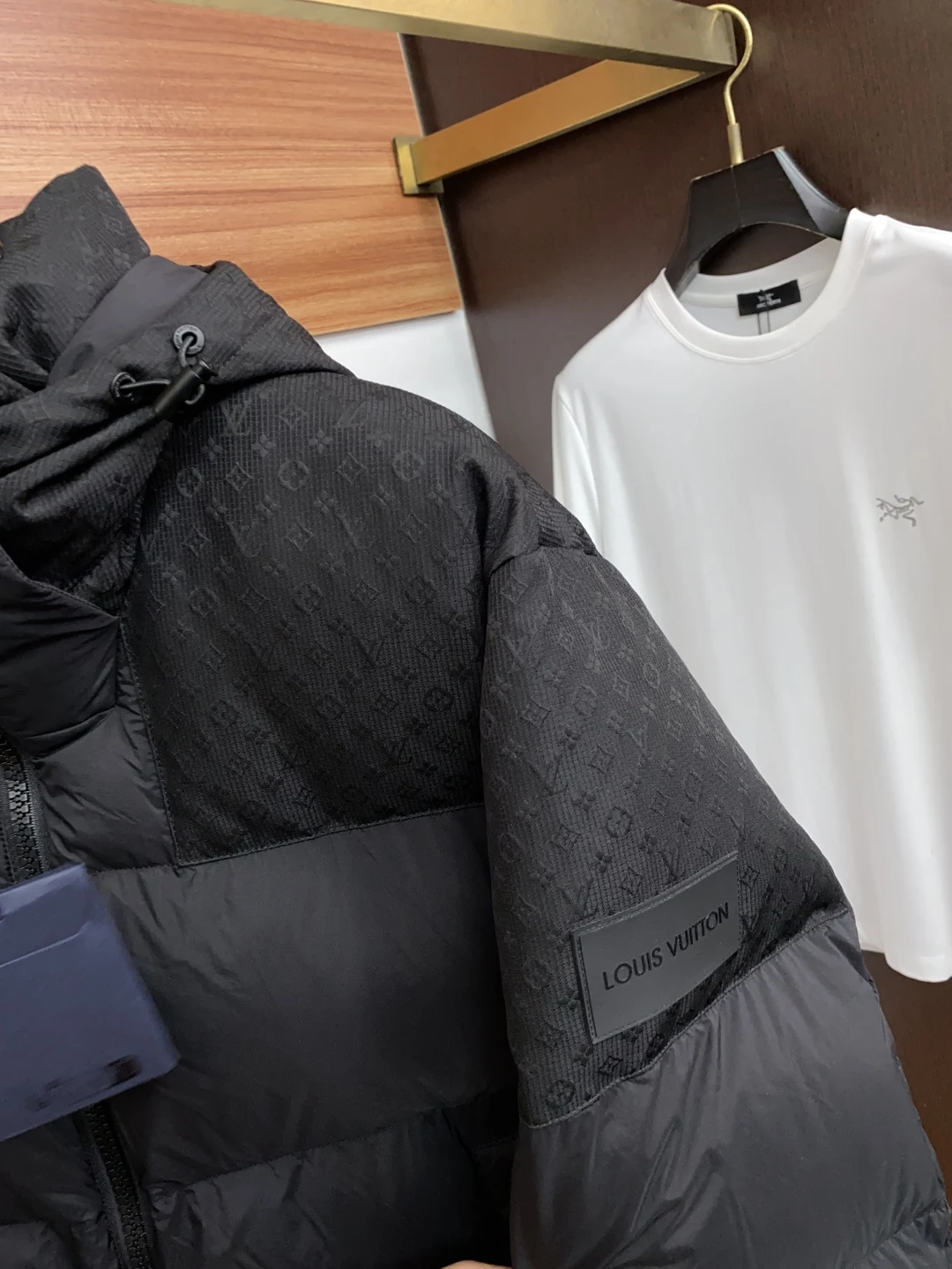 LV Doudoune Puffer Jacket - LV puffer jacket real photo 3