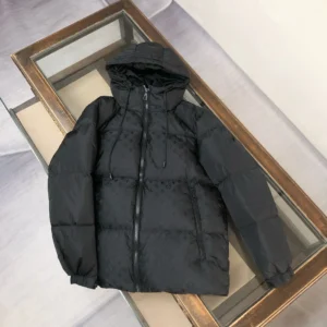 LV Hooded Puffer Jacket - LV puffer jacket real photo 1