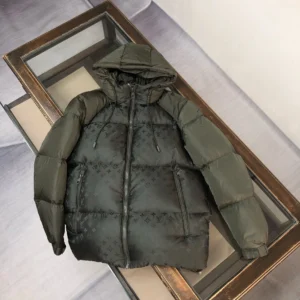 LV Hooded Puffer Jacket - Style 2 - LV puffer jacket real photo 1