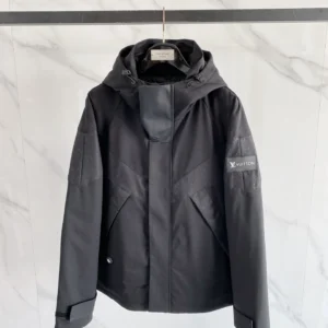 LV Hooded Shell Puffer Jacket - Style 2 - LV puffer jacket real photo 1