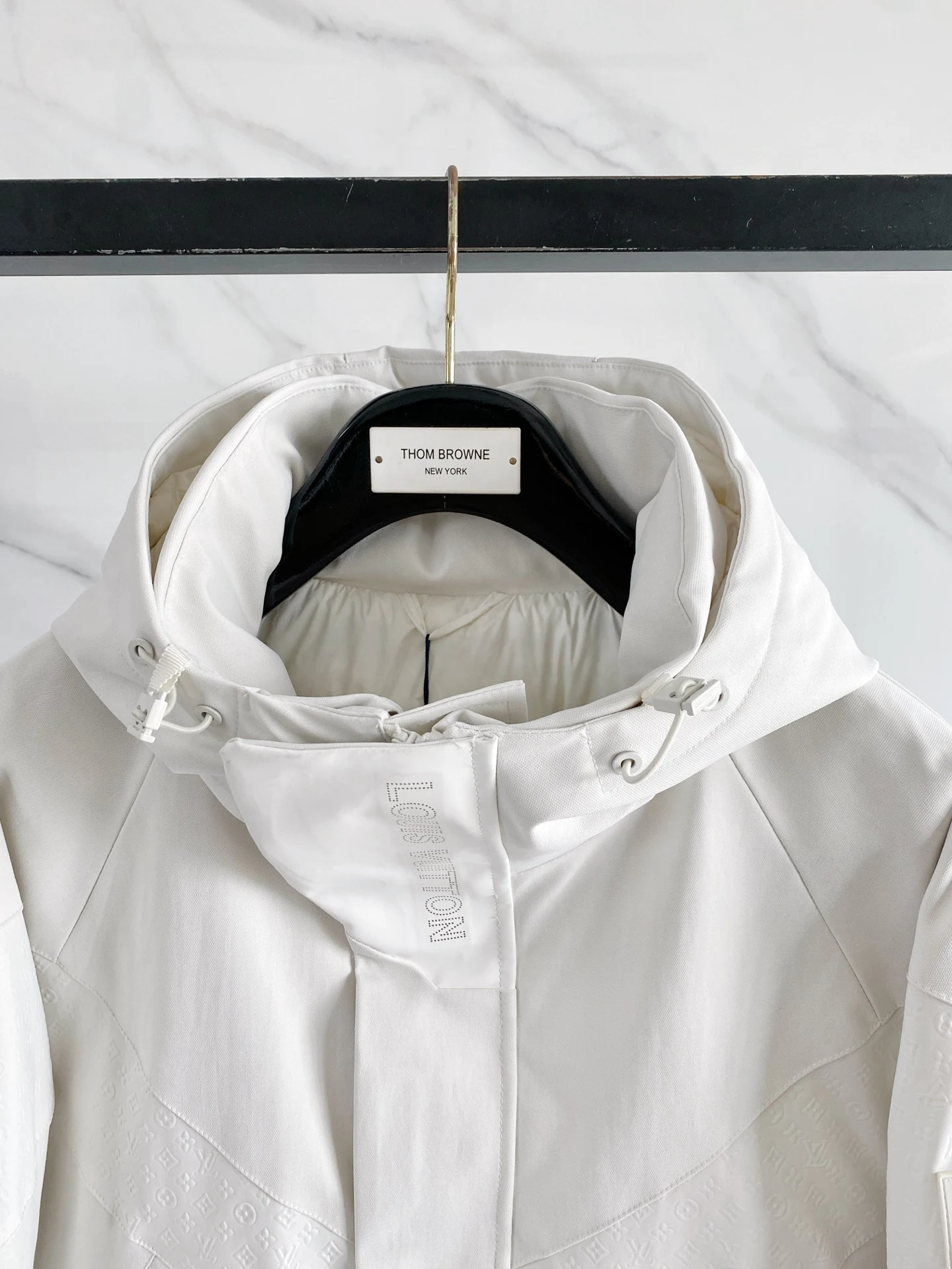 LV Hooded Shell Puffer Jacket - Style 3 - LV puffer jacket real photo 2