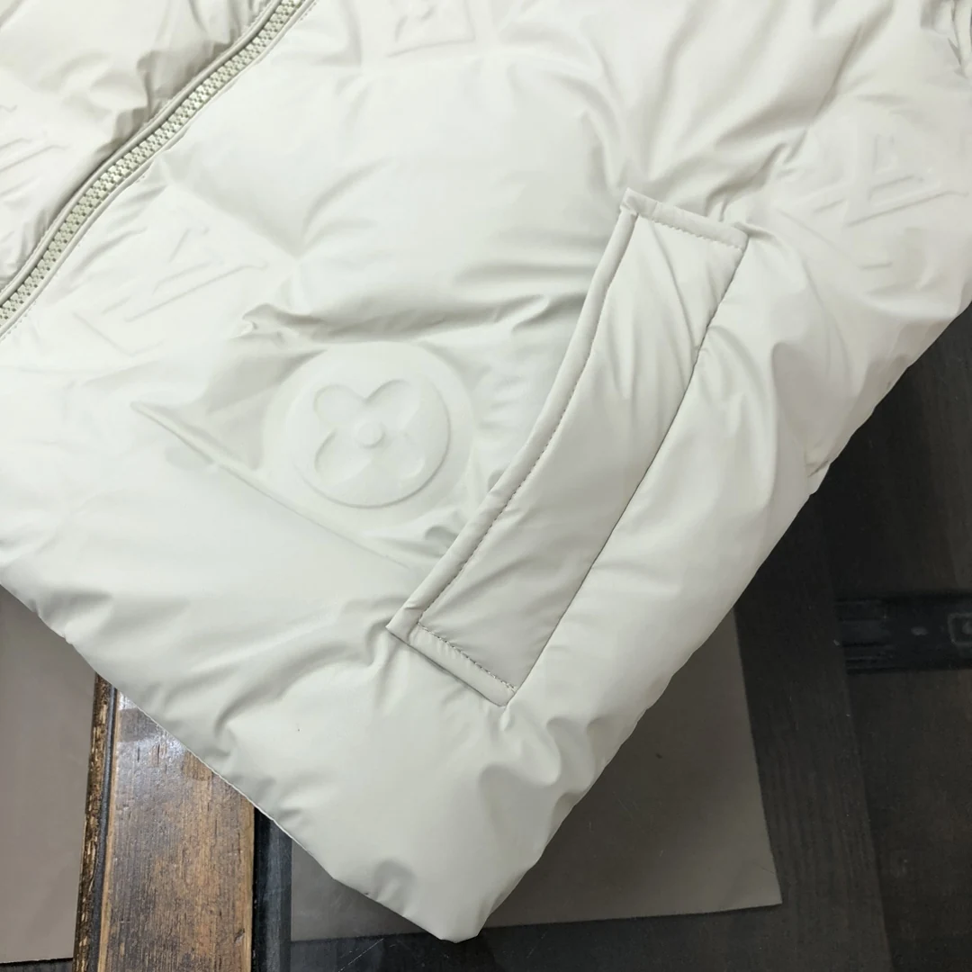 LV Short Puffer Vest - LV puffer vest real photo 5