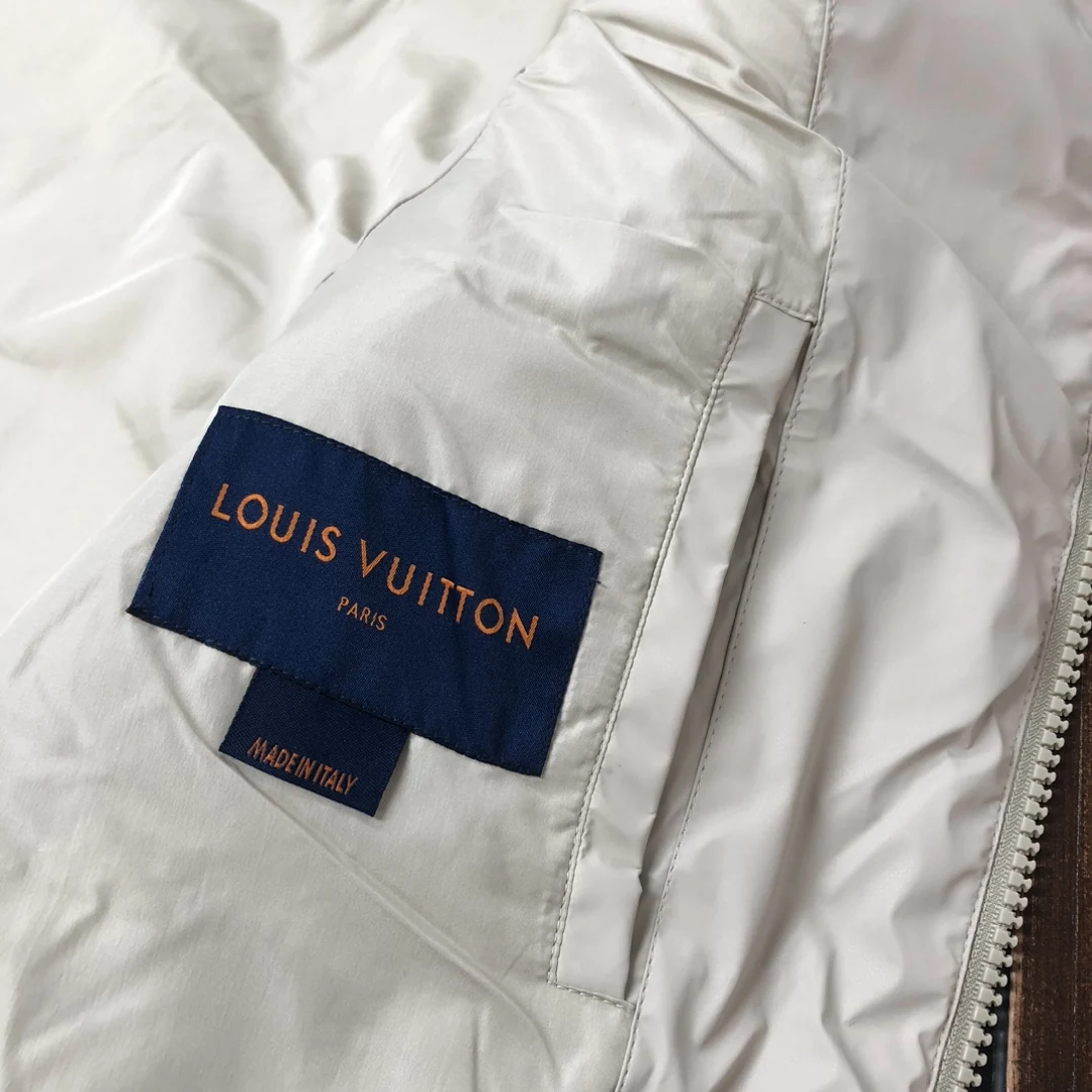 LV Short Puffer Vest - LV puffer vest real photo 7