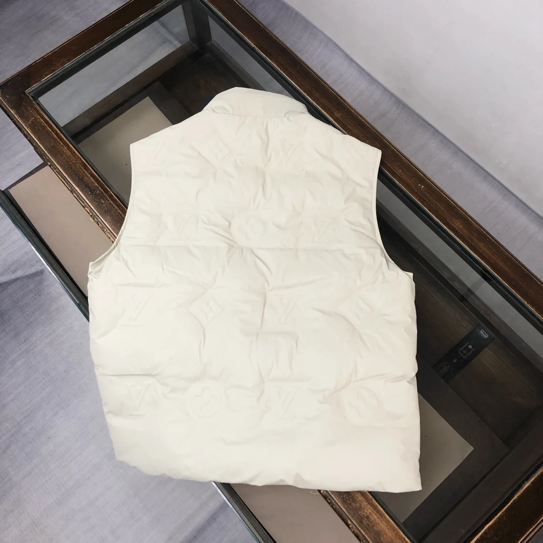LV Short Puffer Vest - LV puffer vest real photo 9