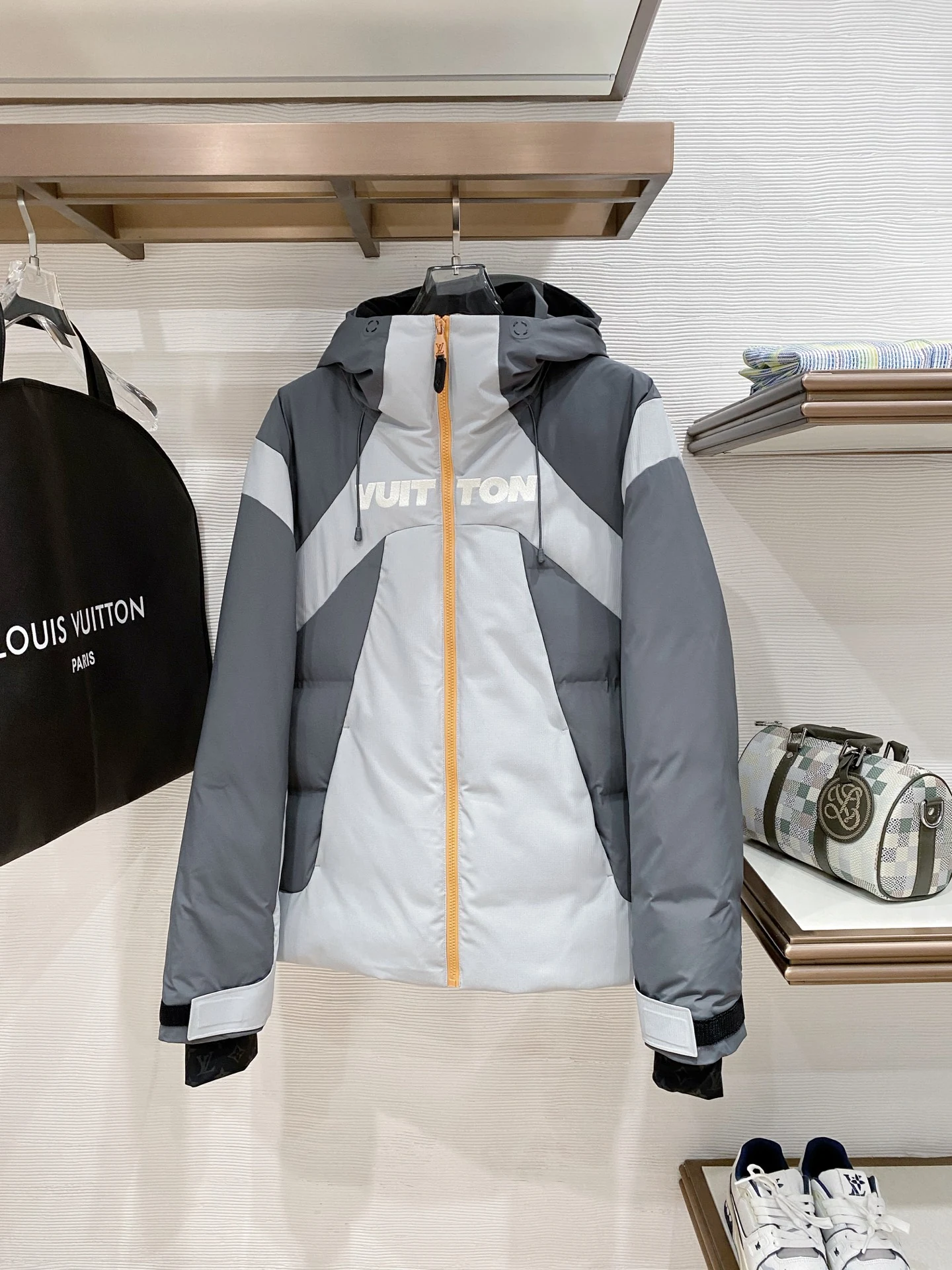 LV Zip Puffer Jacket - Style 2 - LV puffer jacket real photo 1