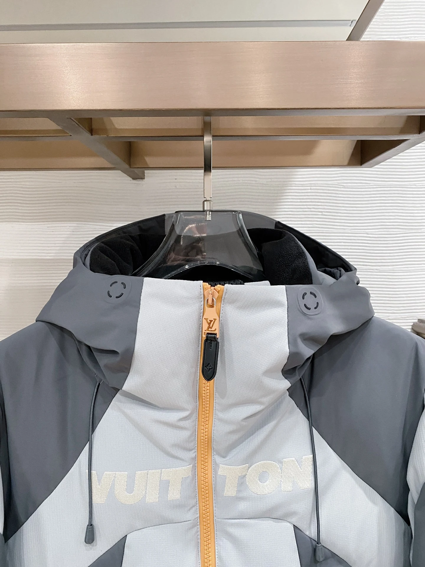 LV Zip Puffer Jacket - Style 2 - LV puffer jacket real photo 2
