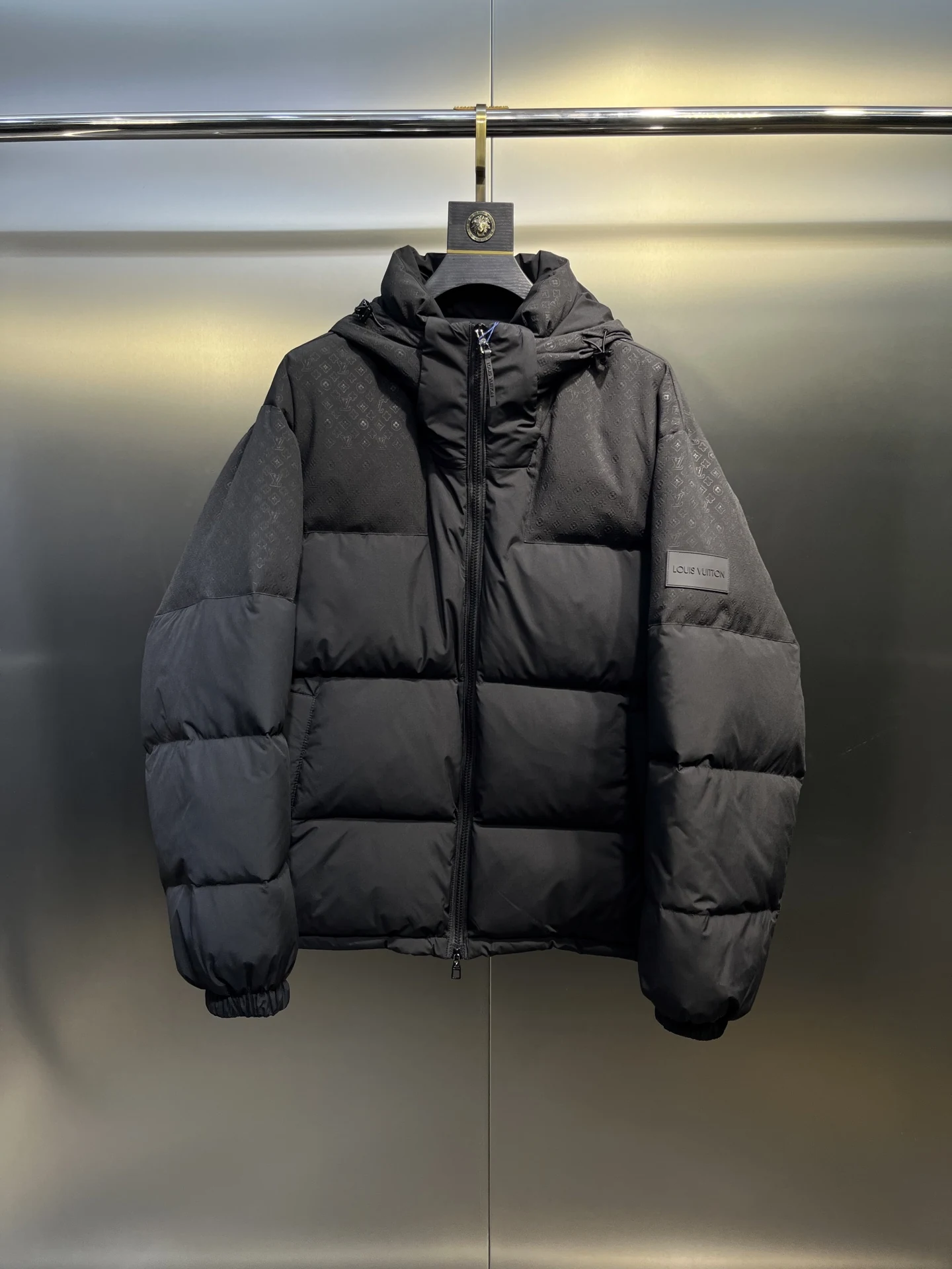LV Zip Puffer Jacket - Style 3 - LV puffer jacket real photo 1