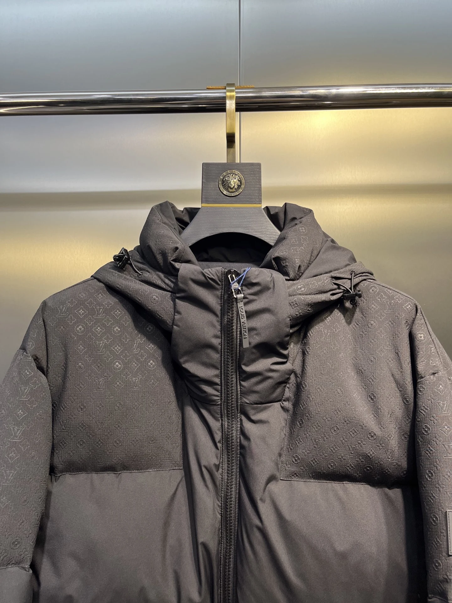 LV Zip Puffer Jacket - Style 3 - LV puffer jacket real photo 2