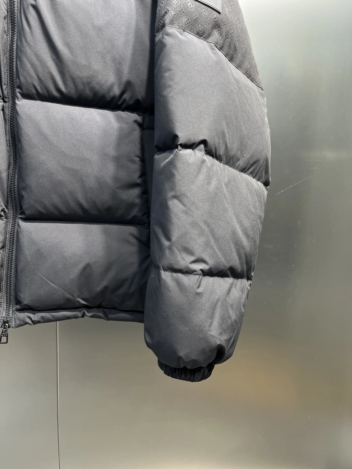 LV Zip Puffer Jacket - Style 3 - LV puffer jacket real photo 4