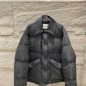 MiuMiu Zip Puffer Jacket - Style 8 - MiuMiu puffer jacket real photo 1