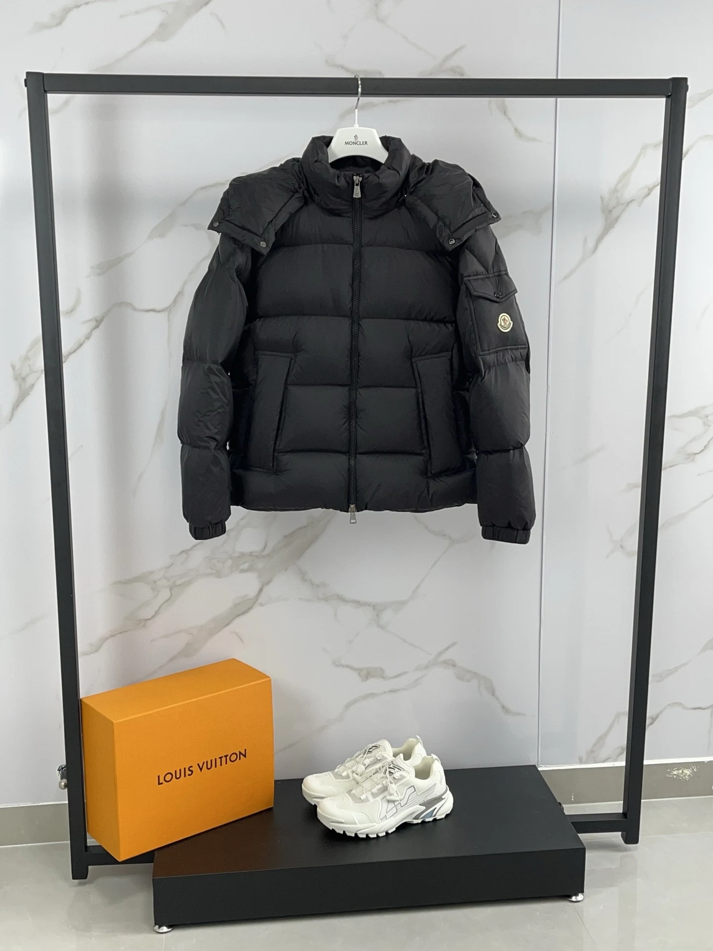 Moncler puffer jacket - real photo 4
