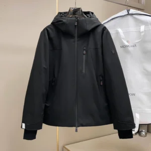 Moncler Grenoble Ski Puffer Jacket - Black - Moncler puffer jacket real photo 1
