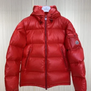 Moncler Hooded Puffer Jacket - Style 30 - Moncler puffer jacket real photo 1