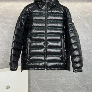 Moncler Hooded Puffer Jacket - Style 31 - Moncler puffer jacket real photo 1