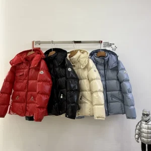 Moncler Hooded Puffer Jacket - Style 36 - Moncler puffer jacket real photo 1