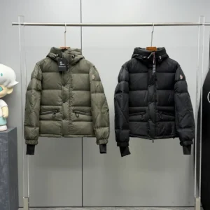 Moncler Hooded Puffer Jacket - Style 37 - Moncler puffer jacket real photo 1