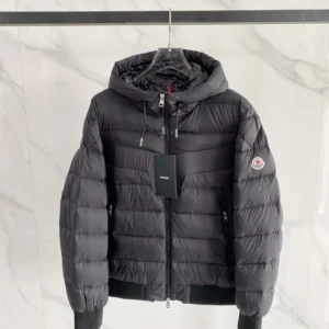 Moncler Hooded Puffer Jacket - Style 45 - Moncler puffer jacket real photo 1
