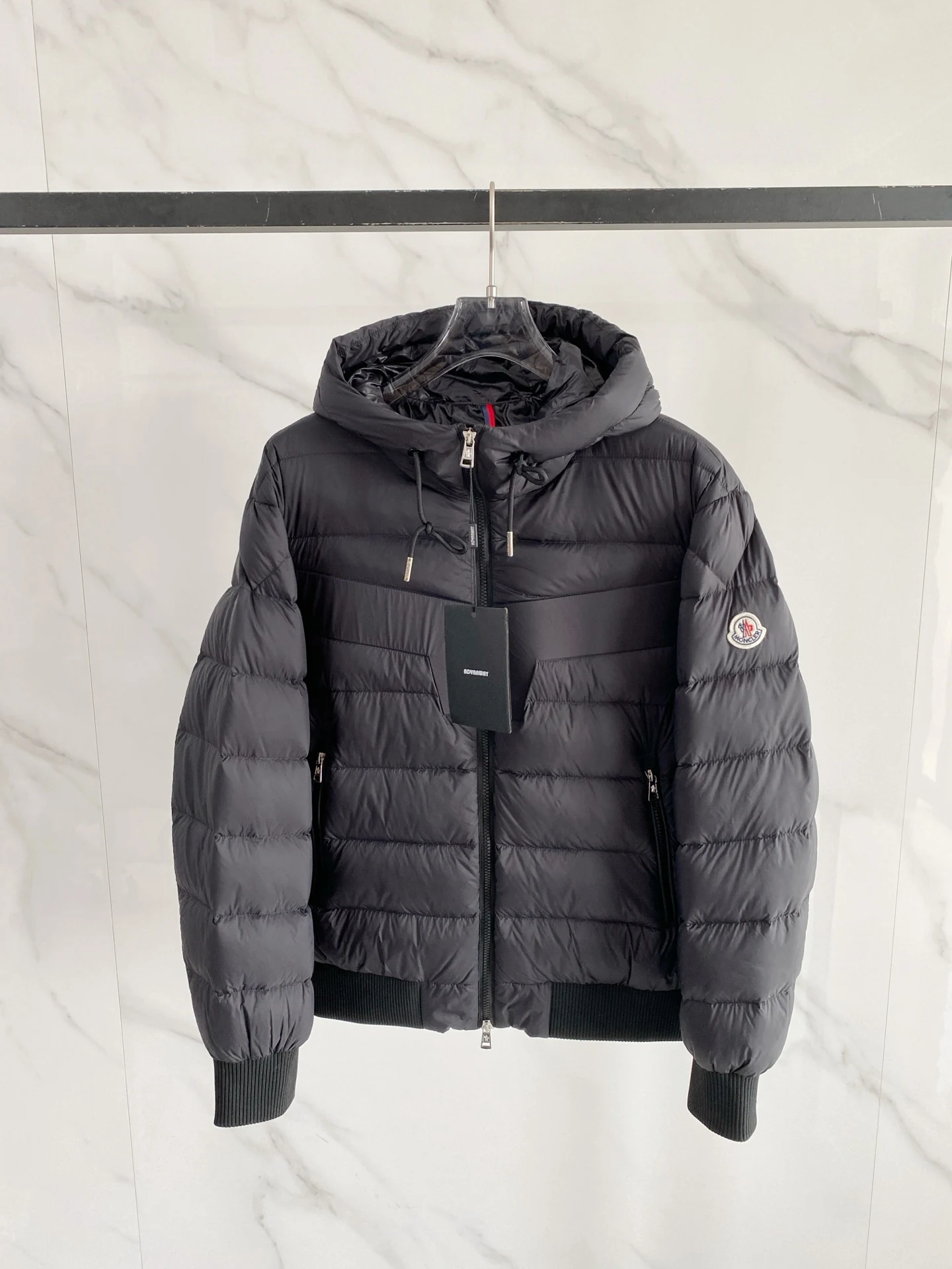 Moncler Hooded Puffer Jacket - Style 45 - Moncler puffer jacket real photo 1